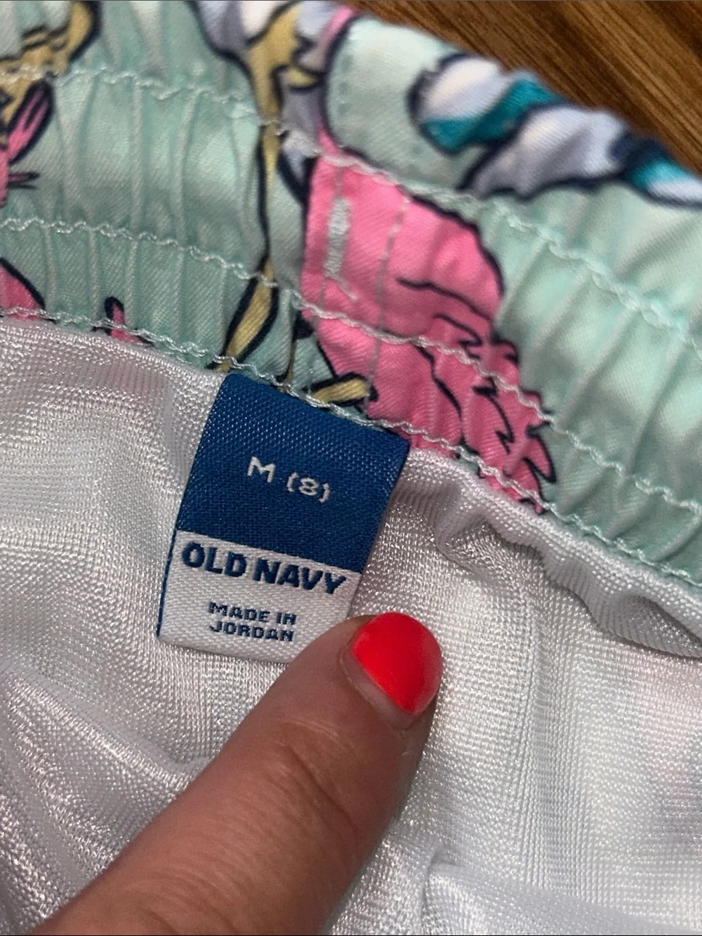 Kids' Old Navy Flamingo Surf Swim Shorts - Pink on Light Blue NEW